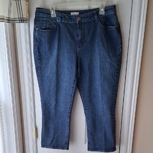 Coldwater Creek Dark Blue Capri Women's Jeans